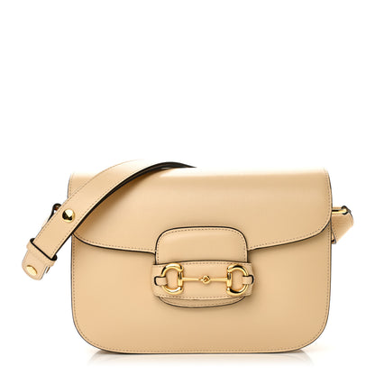 Gucci Azalea Calfskin Horsebit 1955 Shoulder Bag Bubble Tea 1 of 12