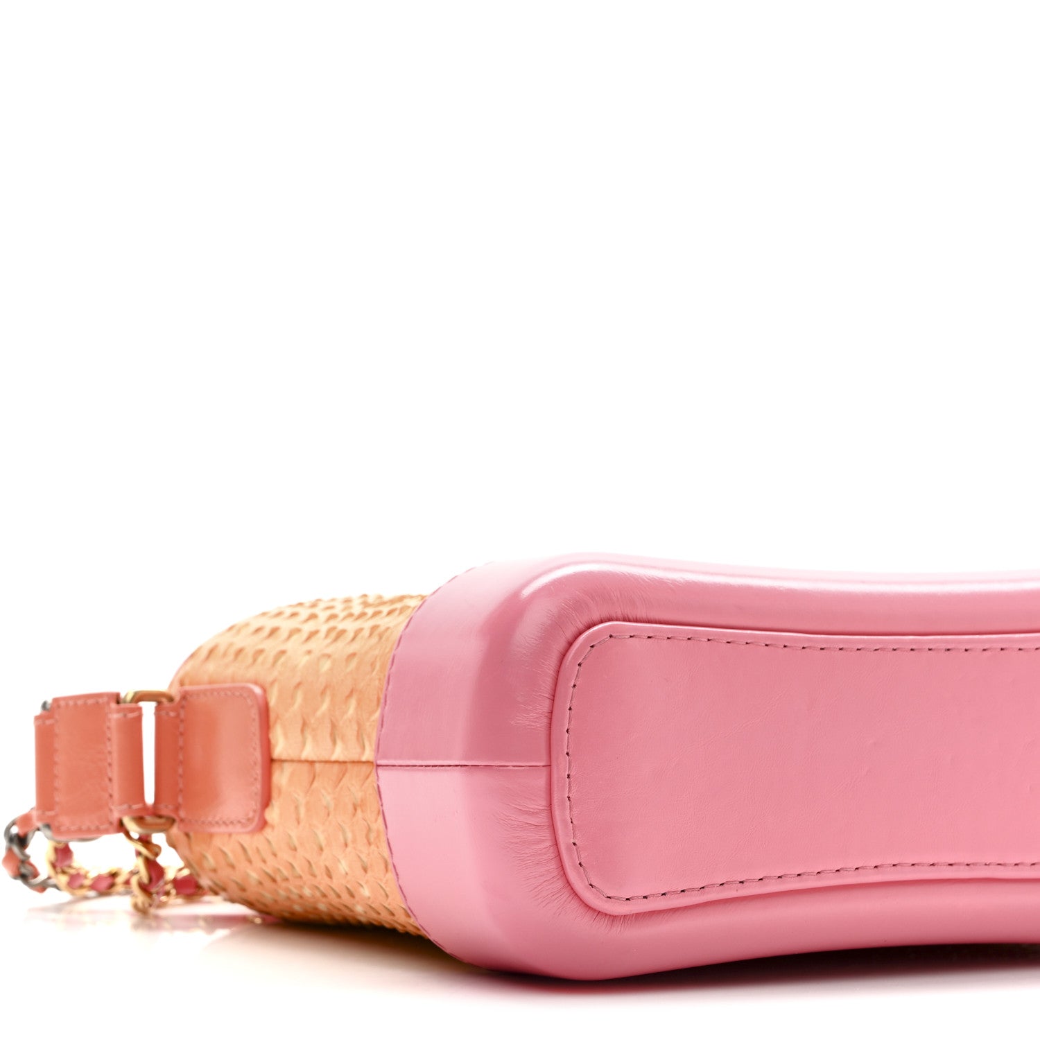 Chanel Snakeskin Small Gabrielle Hobo Pink 9 of 10