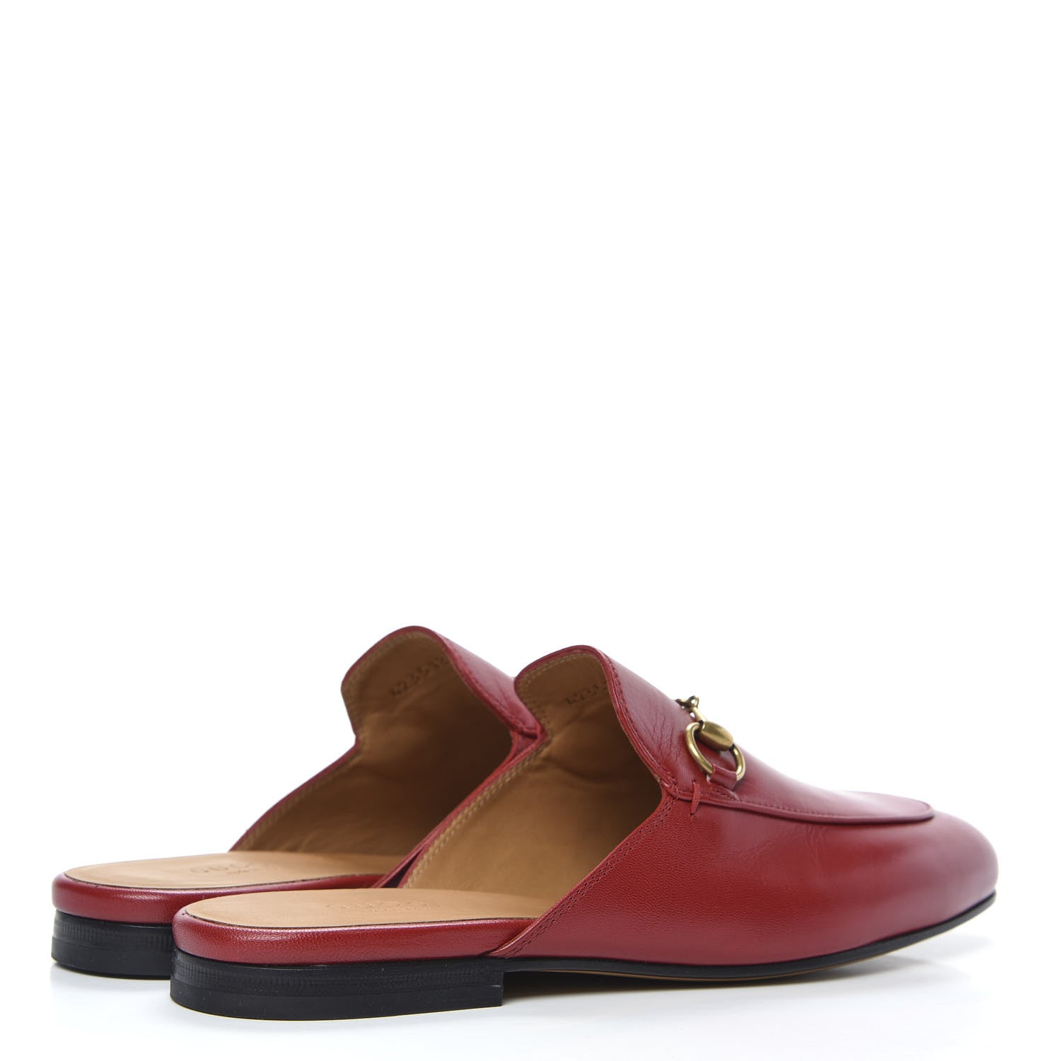 Gucci Malaga Kid Womens Princetown Slippers 38 Hibiscus Red 4 of 9