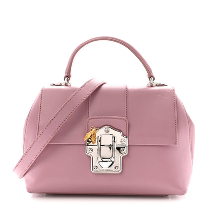 Dolce & Gabbana Calfskin Lucia Small Satchel Purple 1 of 9