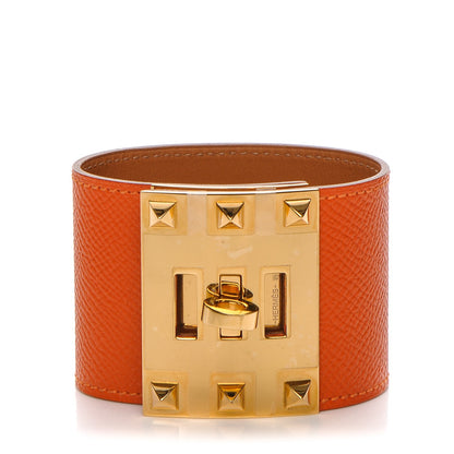 Hermes Epsom Extreme Kelly Bracelet S Orange 3 of 8