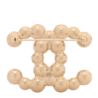 Chanel Pearl CC Brooch Gold Pearly White 3 of 6