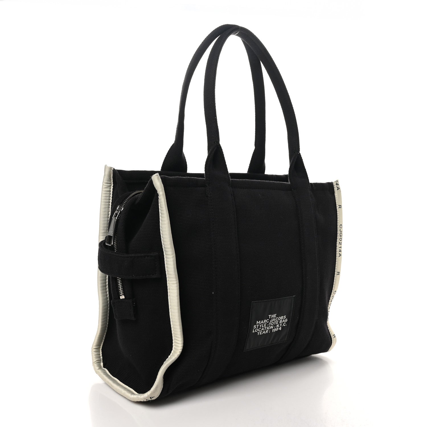 Marc Jacobs Jacquard Large The Traveler Tote Bag Black 3 of 9