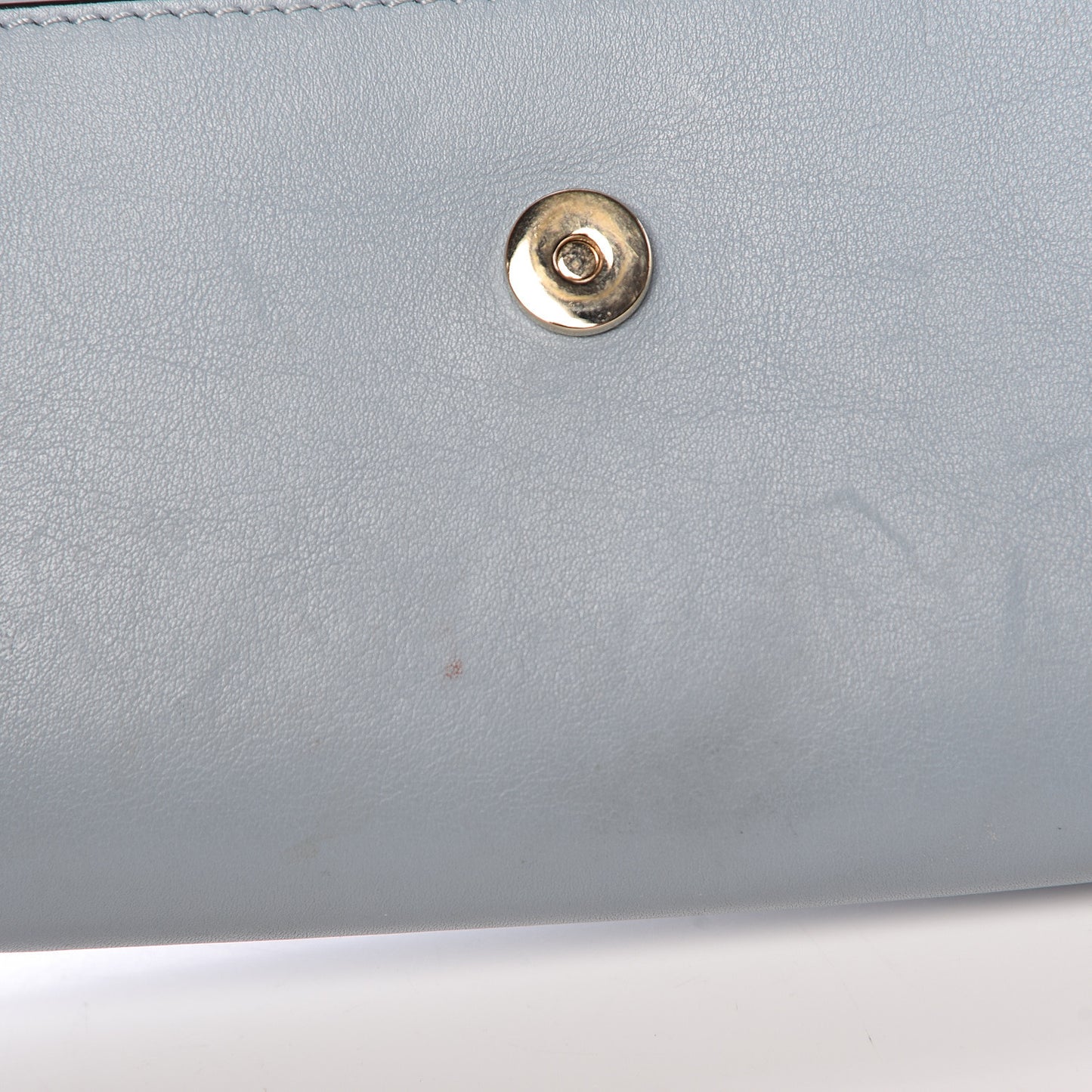 Suede Calfskin Mini Faye Shoulder Bag Fresh Blue Green