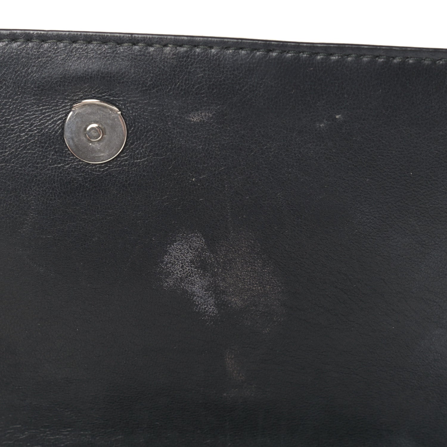 Balenciaga Pebbled Calfskin Everyday Chain Wallet Black 10 of 14