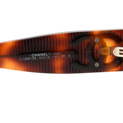 Chanel Acetate CC Sunglasses 1295 Tortoise 5 of 8