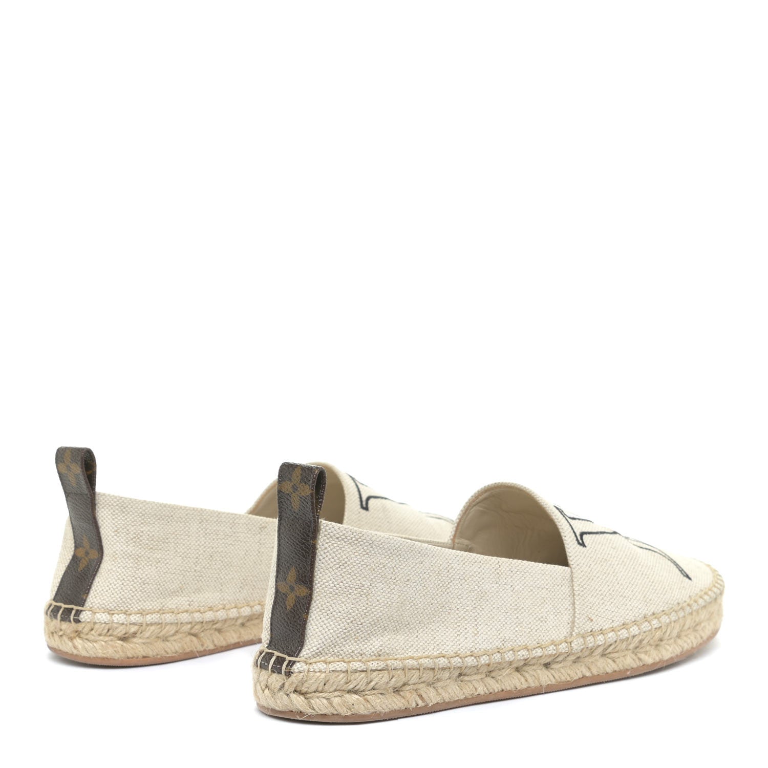 Louis Vuitton Canvas Seashore Espadrille Flats 39 Ecru 4 of 12
