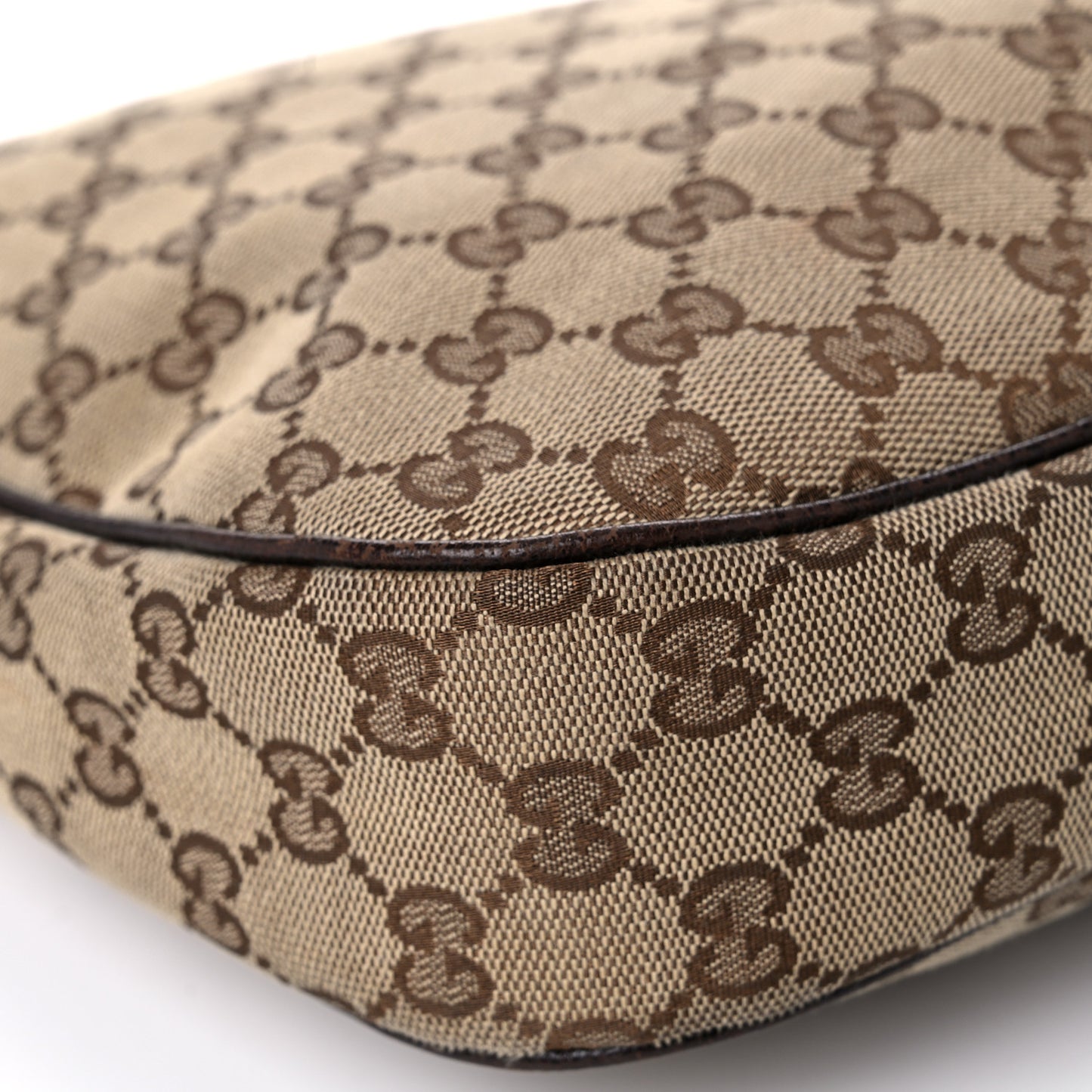 GG Monogram Medium Charmy Hobo Dark Brown