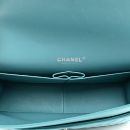 Chanel Lambskin Quilted Jumbo Double Flap Turquoise 5 of 14