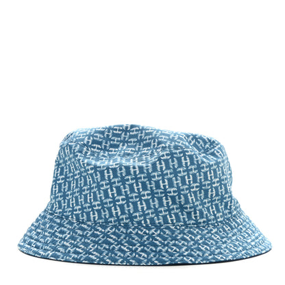 Hermes Cotton Bob Raoul Reversible Bucket Hat Indigo 5 of 14
