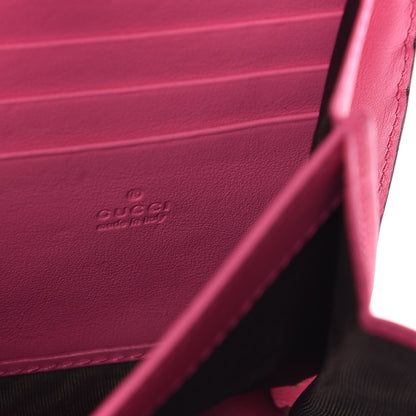 Gucci Suede Mini Dionysus Chain Wallet Pink Tropical Flower 8 of 16