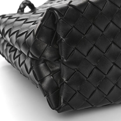 Bottega Veneta Nappa Intrecciato Small Andiamo Shoulder Bag Black 7 of 8