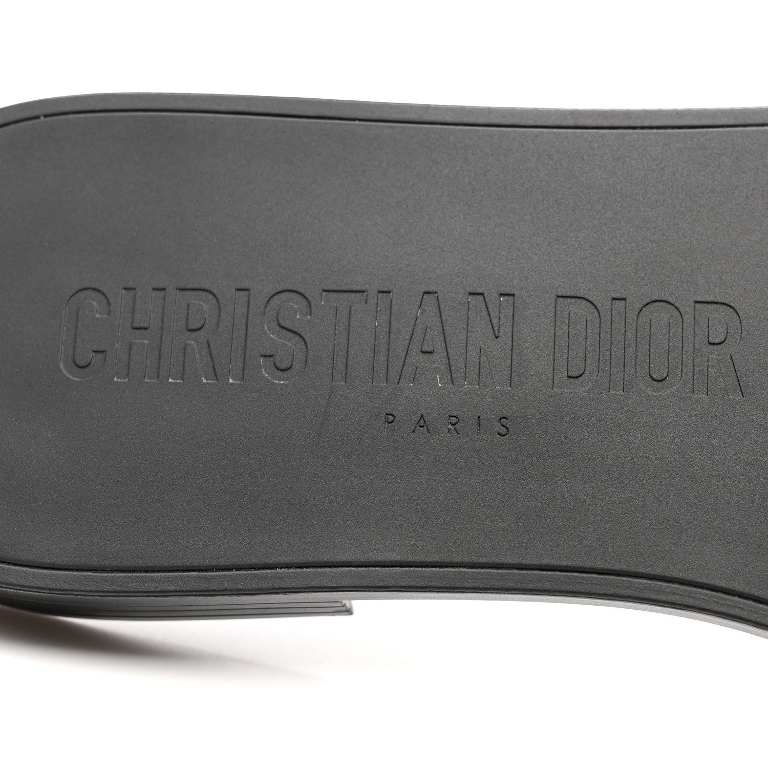 Christian Dior Shiny Technical Fabric Oblique Dio(r)evolution Slide Sandals 39 Black 7 of 11