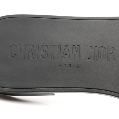 Christian Dior Shiny Technical Fabric Oblique Dio(r)evolution Slide Sandals 39 Black 7 of 11