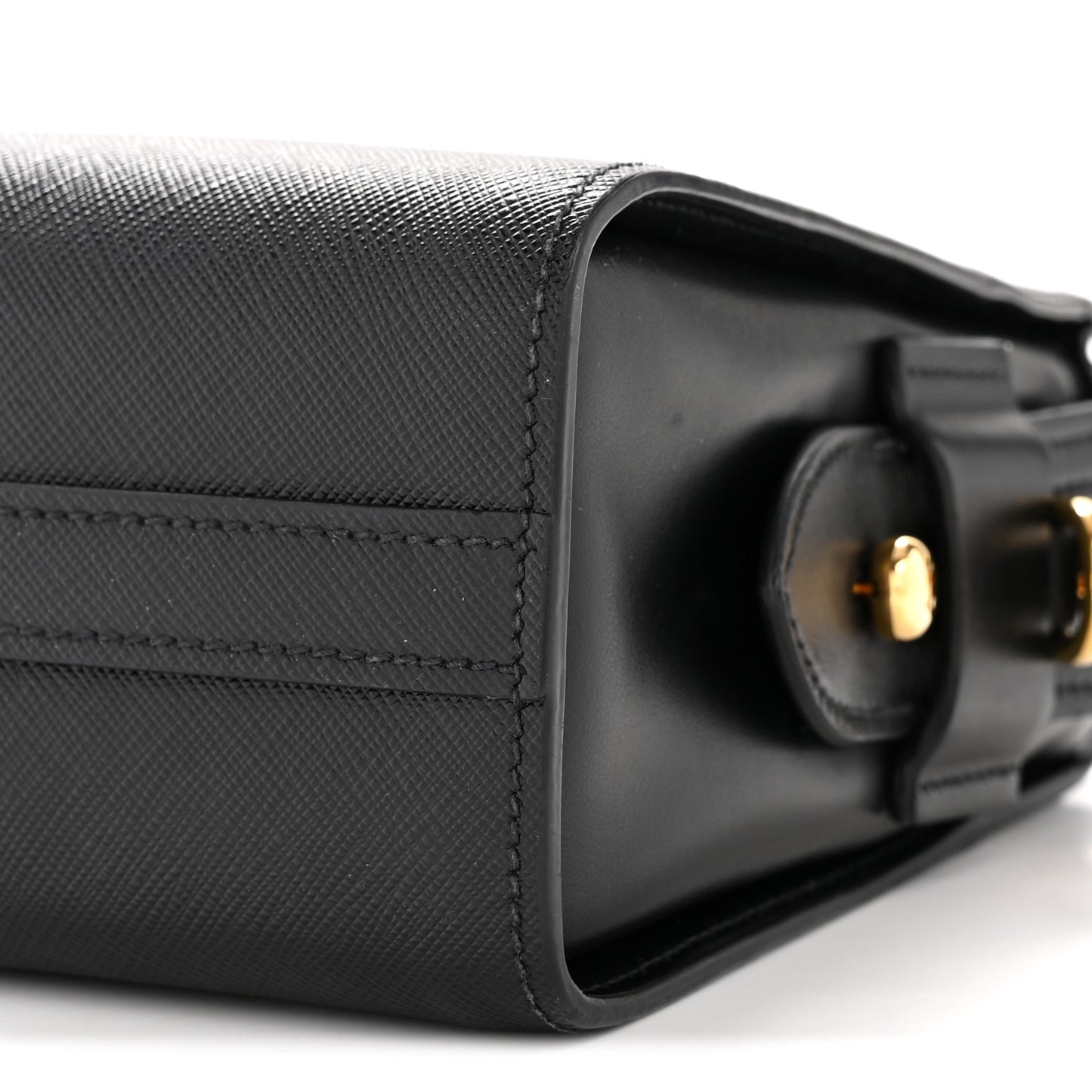 City Calf Esplanade Shoulder Bag Black