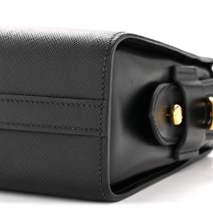 Prada City Calf Esplanade Shoulder Bag Black 11 of 14