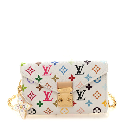 Louis Vuitton LV X TM Monogram Multicolor Pouch Metis Belt White 1 of 8
