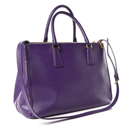 Prada Saffiano Medium Galleria Double Zip Tote Viola 4 of 18