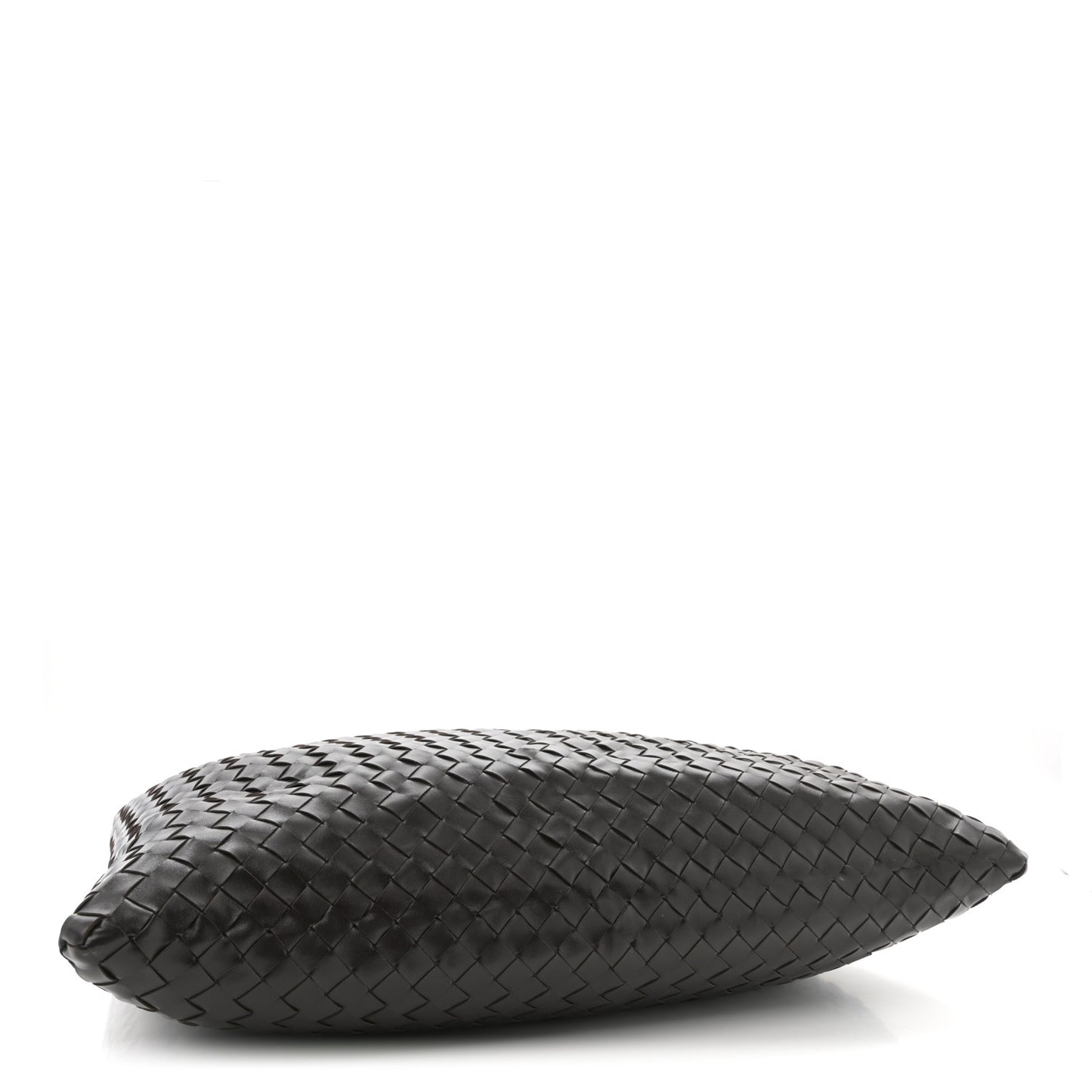 Calfskin Intrecciato Large Hop Ebano
