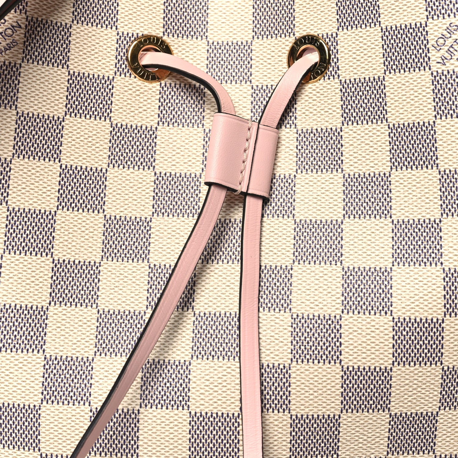 Louis Vuitton Damier Azur Neonoe MM Eau De Rose 7 of 11