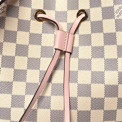 Louis Vuitton Damier Azur Neonoe MM Eau De Rose 7 of 11