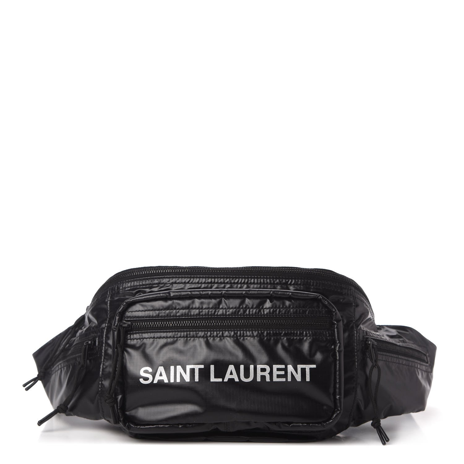 Saint Laurent Nylon Logo Ripstop Body Belt Bag Black 1 of 10