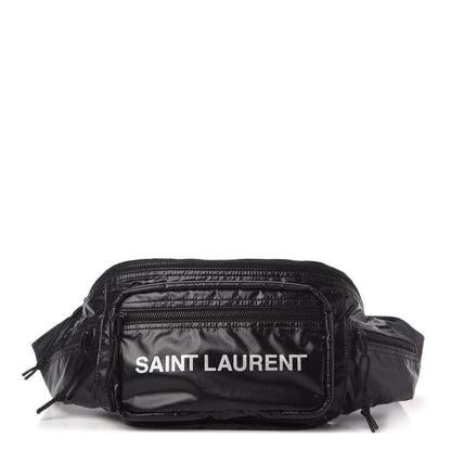 Saint Laurent Nylon Logo Ripstop Body Belt Bag Black 1 of 10
