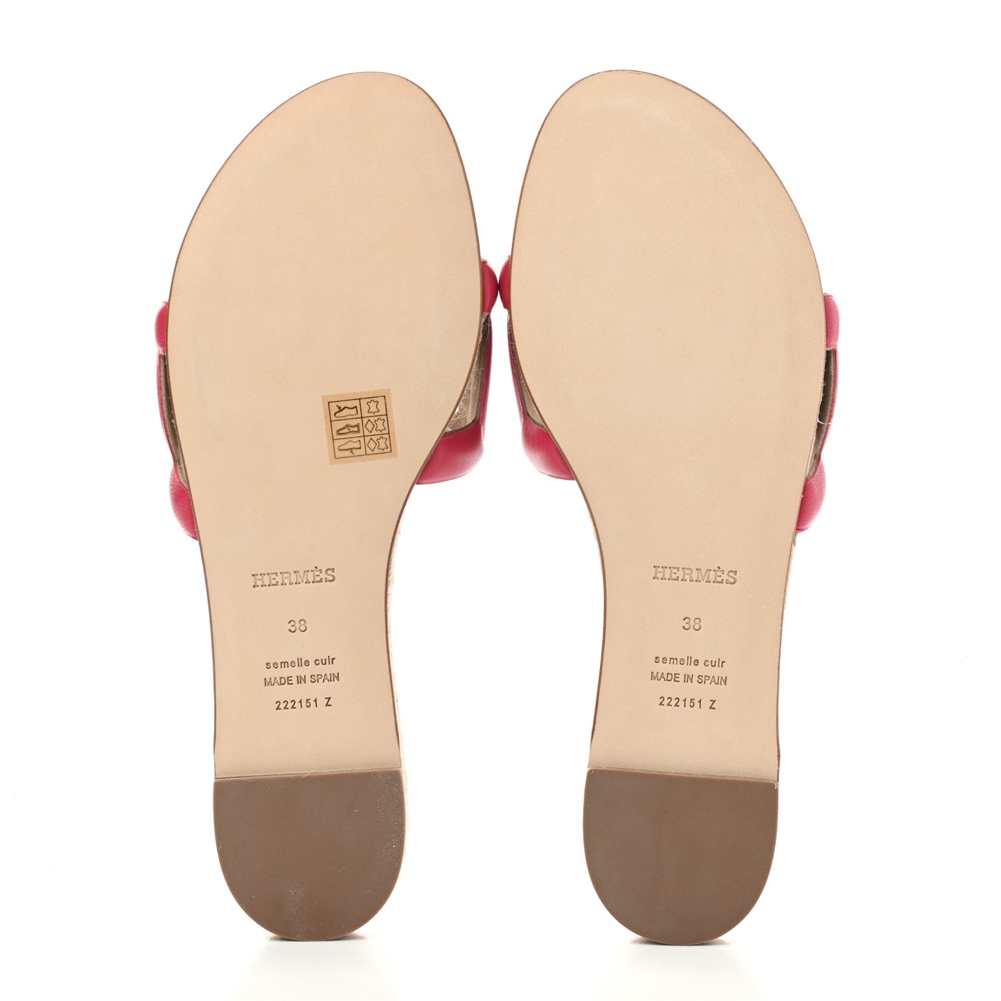 Nappa Famosa Espadrille Sandals 38 Rosa Framboise