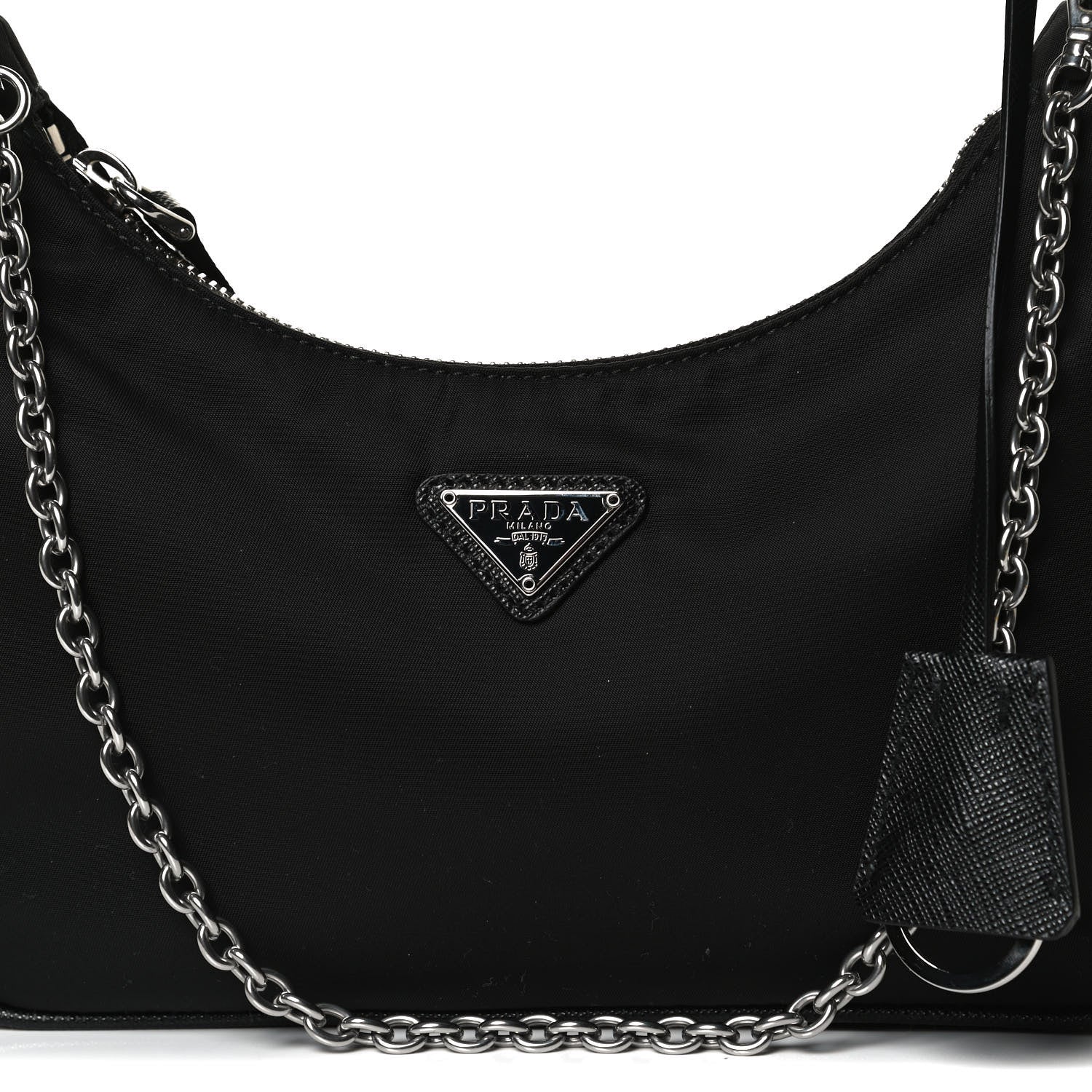 Prada Nylon Re-Edition 2005 Shoulder Bag Black 9 of 13