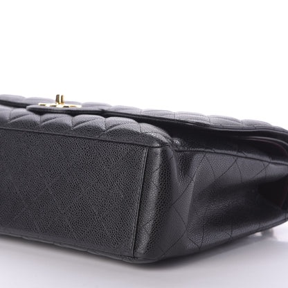 Chanel Caviar Quilted Maxi Double Flap Black 7 of 9