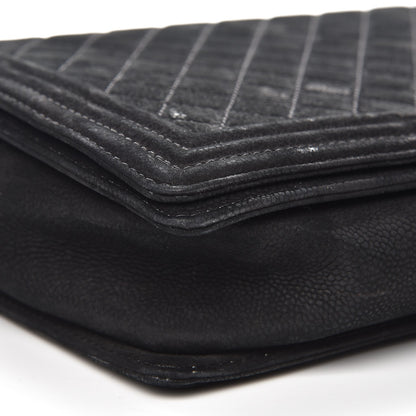 Chanel Iridescent Caviar Quilted Large Boy Flap Black 12 of 15