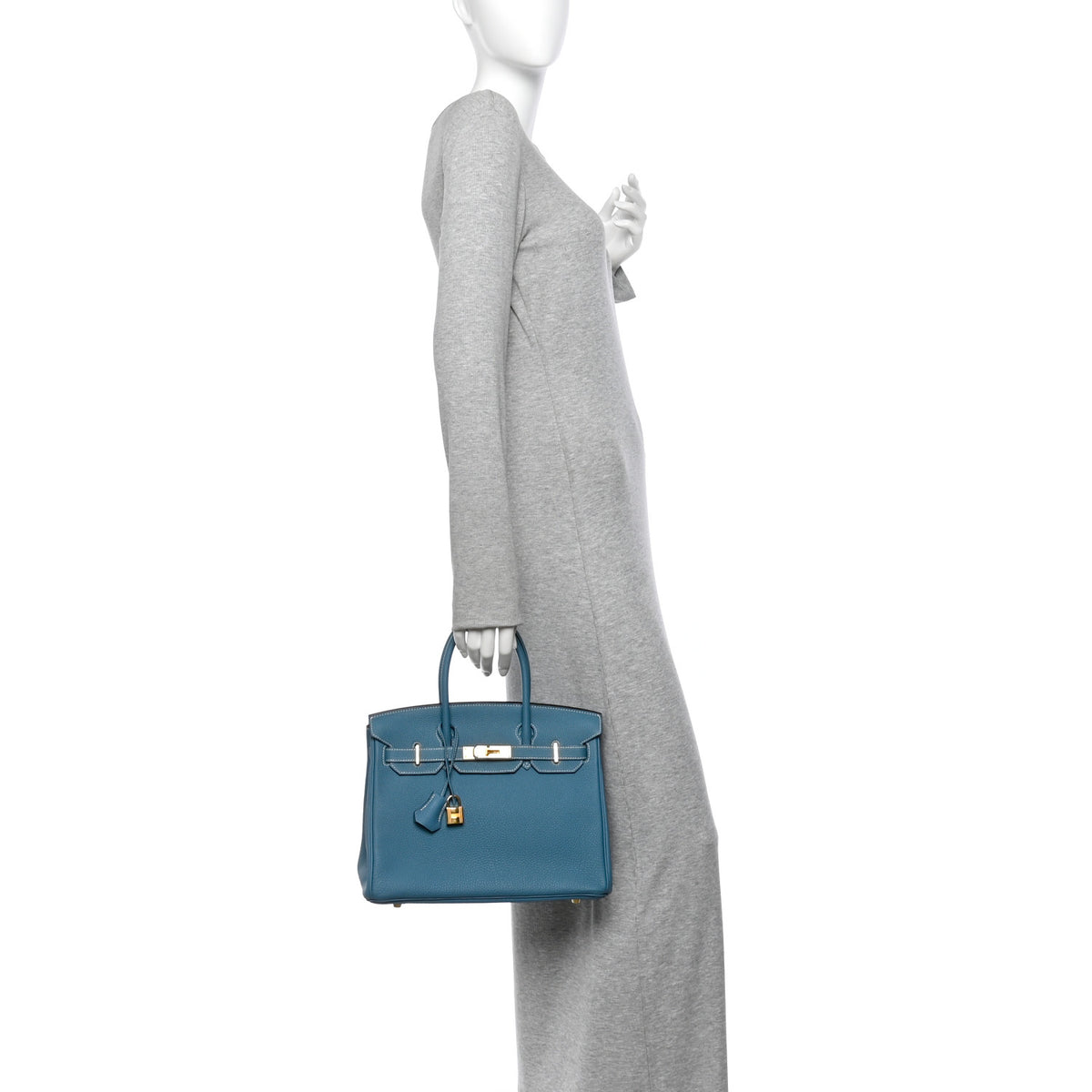 Togo BIRKIN 30 Blue Jean