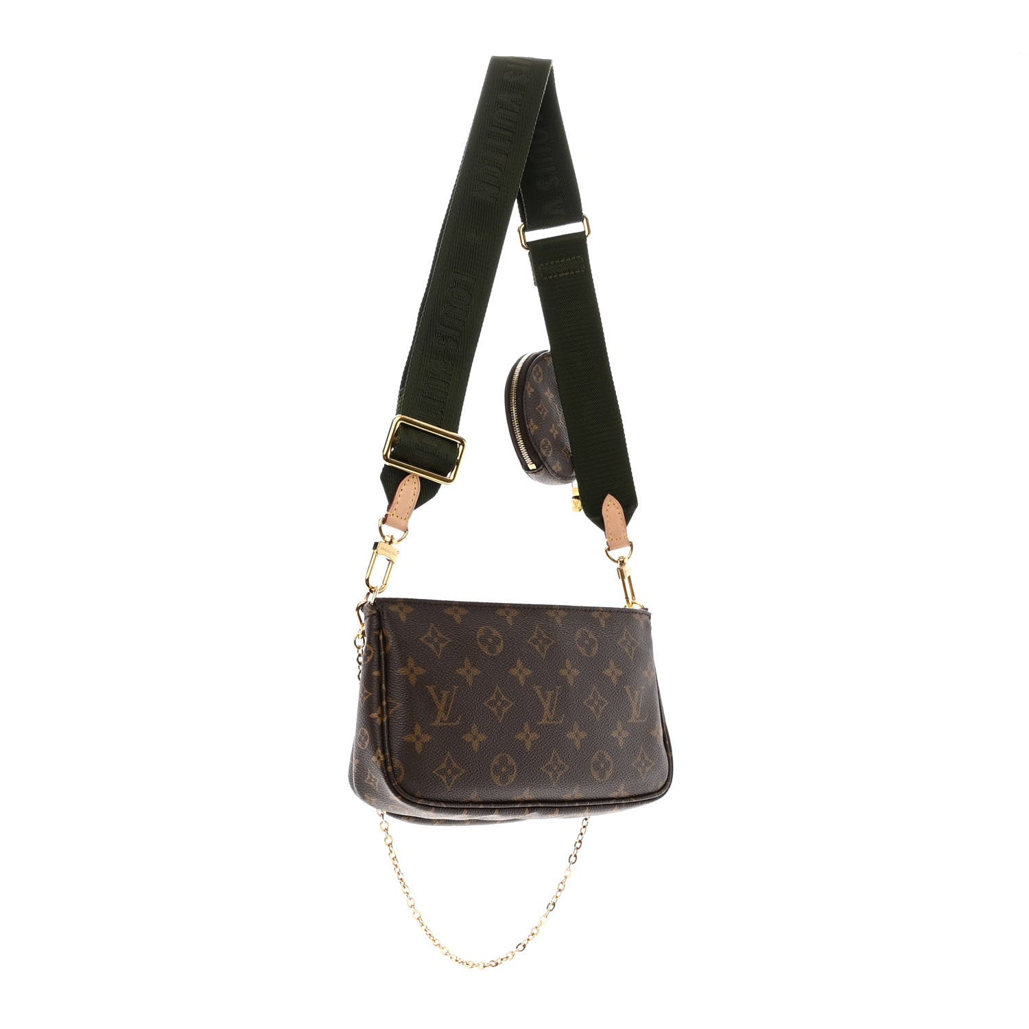 Louis Vuitton Monogram Multi Pochette Accessories Kaki 3 of 14