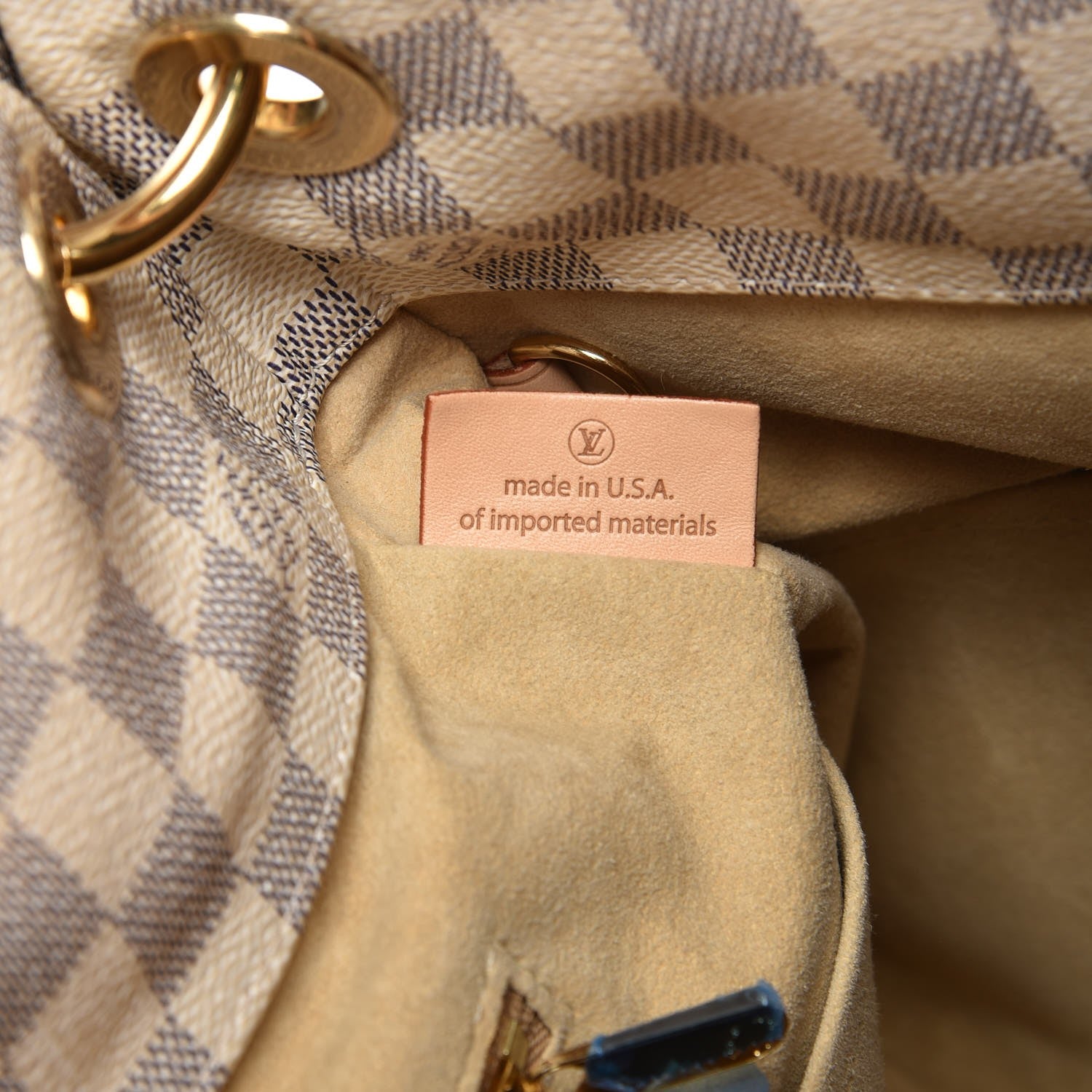 Louis Vuitton Damier Azur Artsy MM 6 of 8