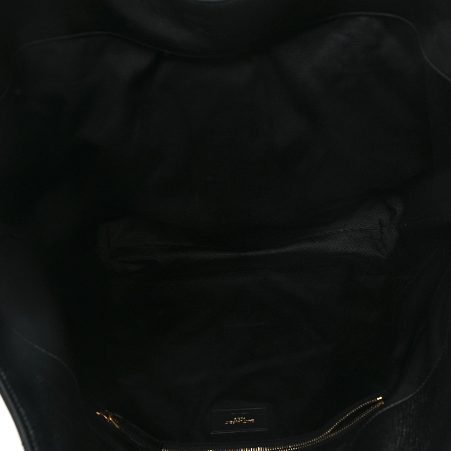 Saint Laurent Lambskin Quilted Maxi Icare Shopping Tote Black 5 of 11