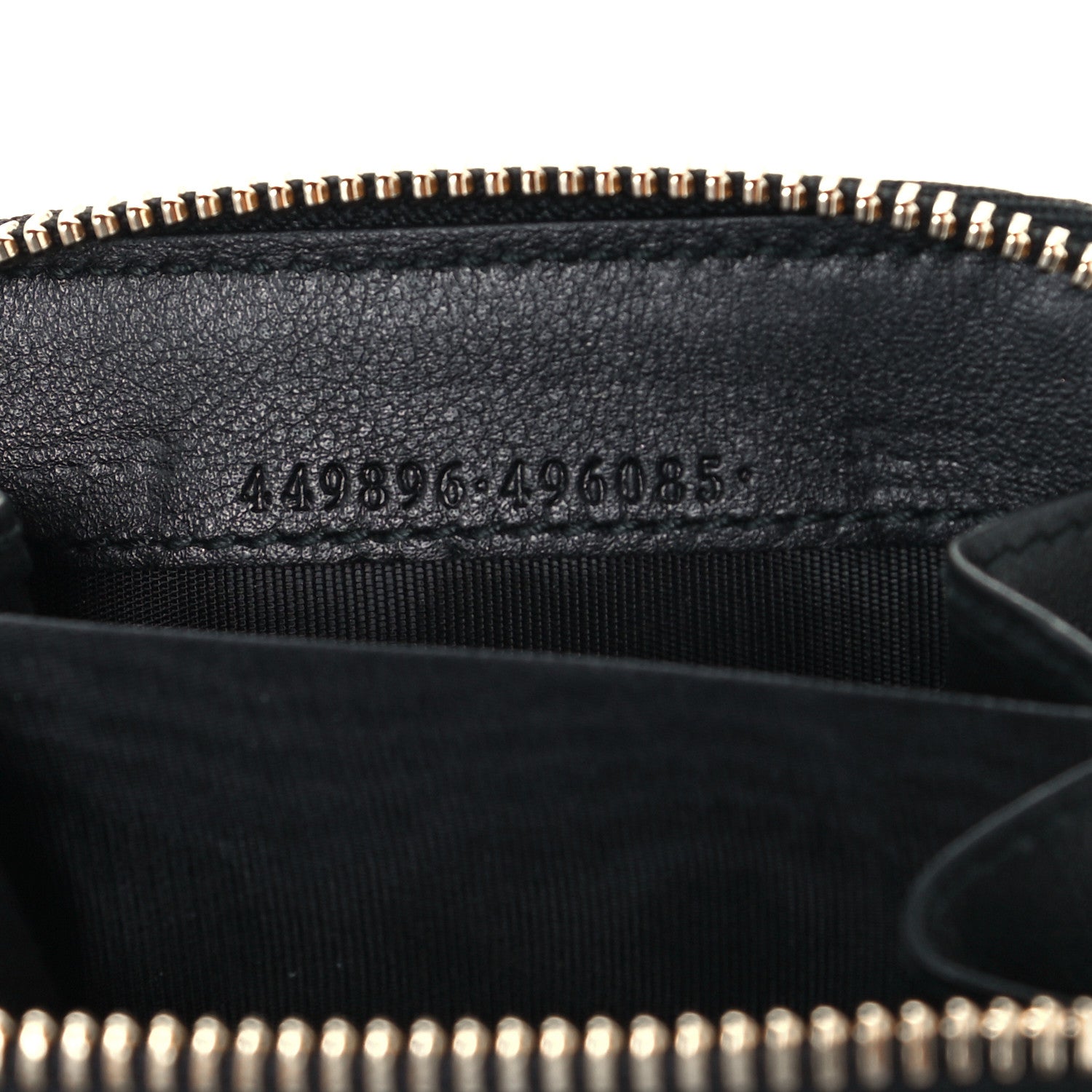 Gucci Microguccissima Zip Around Card Case Black 7 of 9