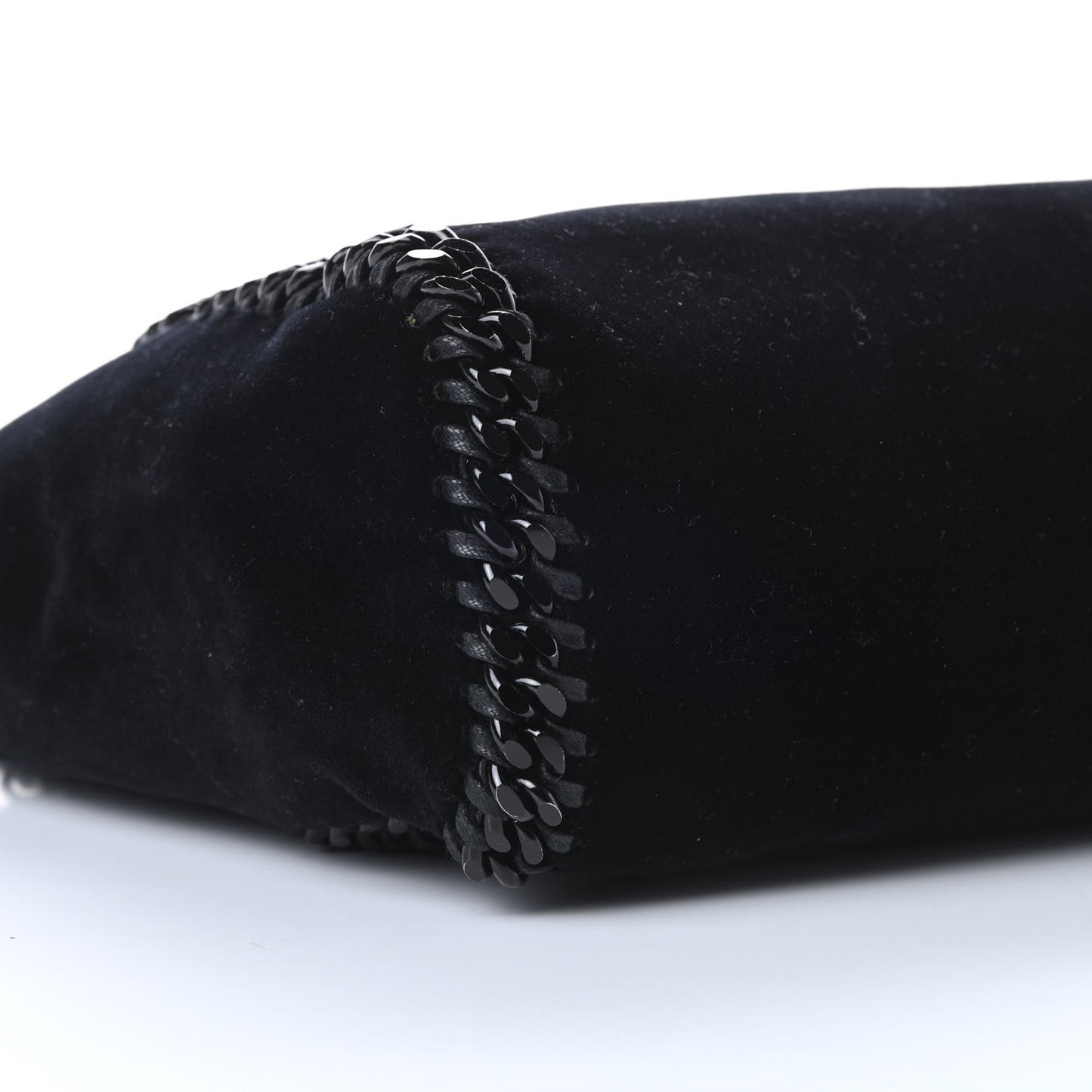 Velvet Falabella Reversible Mini Fold Over Tote Black