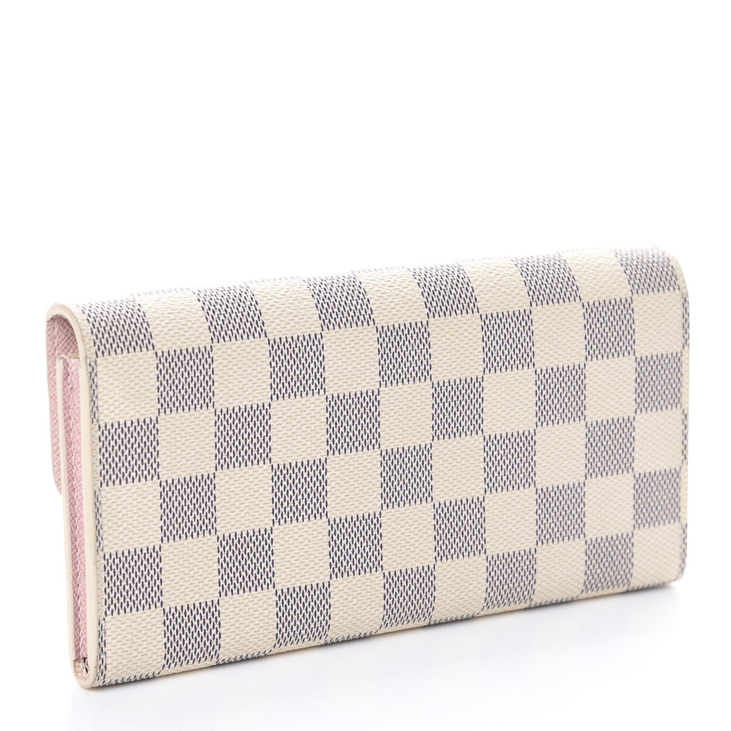 Damier Azur Emilie Wallet Rose Ballerine