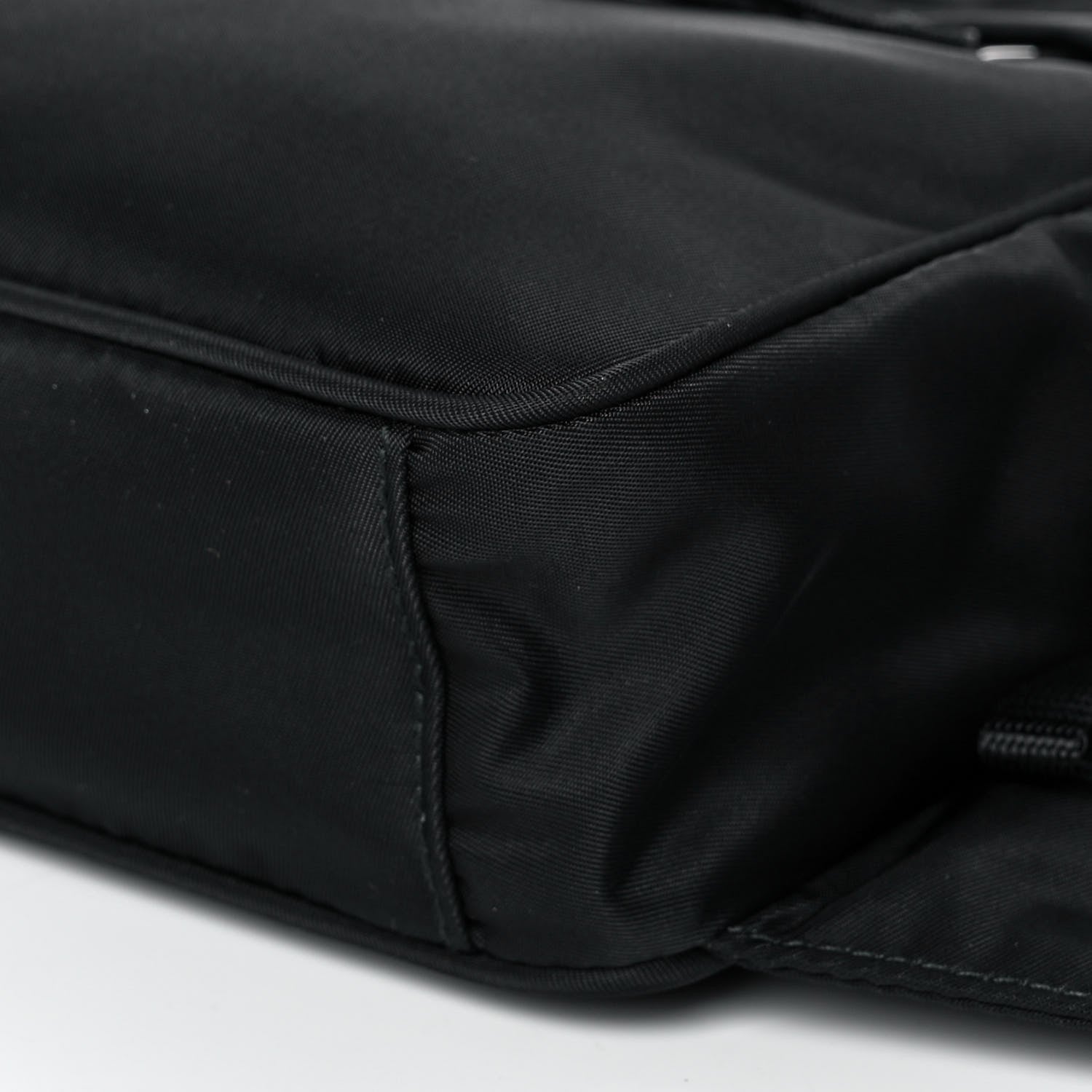 Prada Tessuto Nylon Saffiano Belt Bag Black 11 of 12