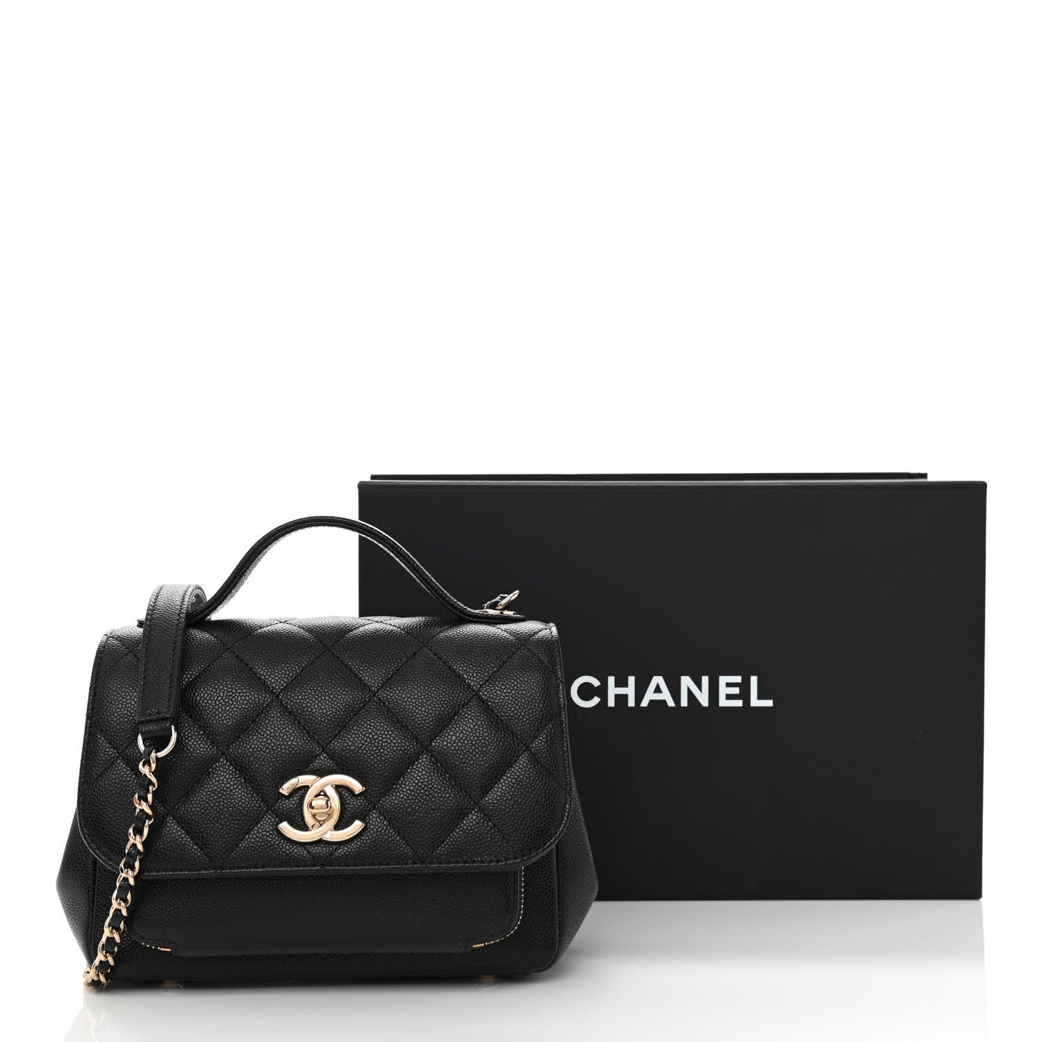 Chanel Caviar Quilted Small Business Affinity Flap Black 11 of 11