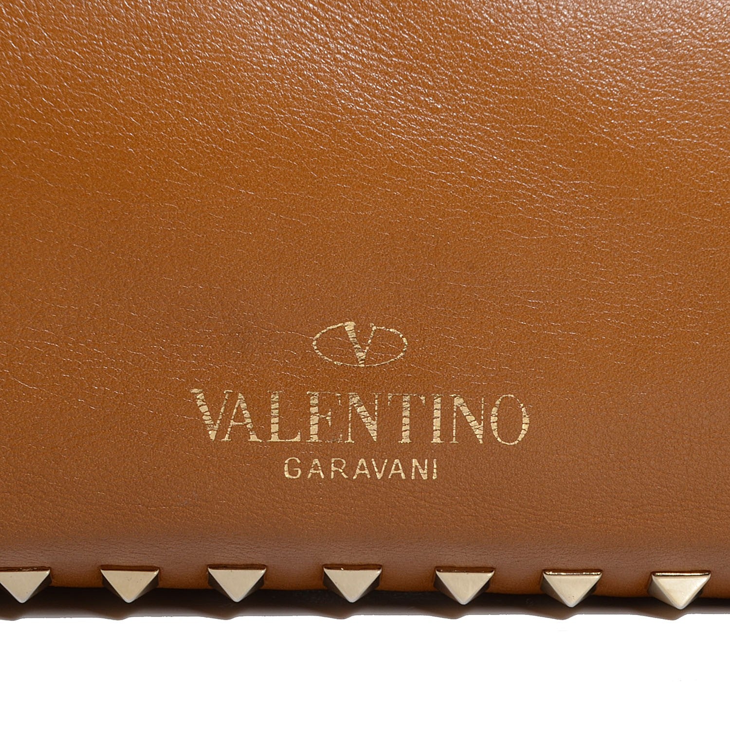 Valentino Garavani Vitello Medium Rockstud Tote Beige 4 of 11