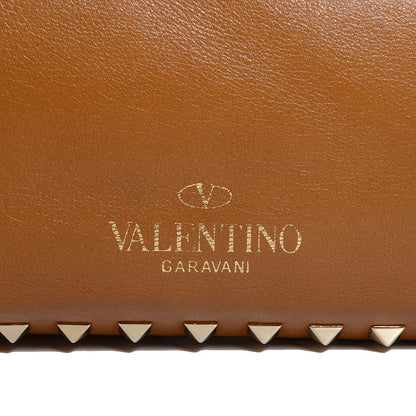 Valentino Garavani Vitello Medium Rockstud Tote Beige 4 of 11