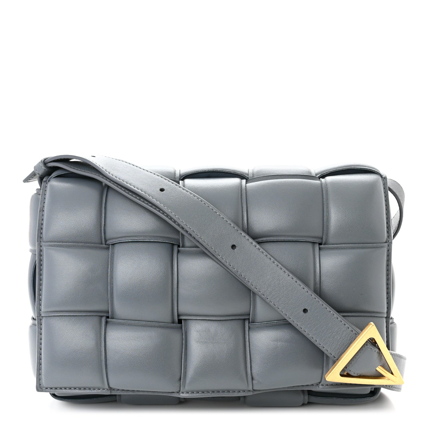 Bottega Veneta Nappa Maxi Intreccio Padded Cassette Crossbody Bag Thunder 1 of 10