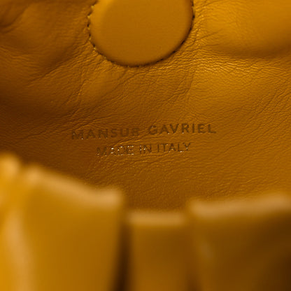 Mansur Gavriel Lambskin Mini Scrunchie Bag Sun 10 of 16