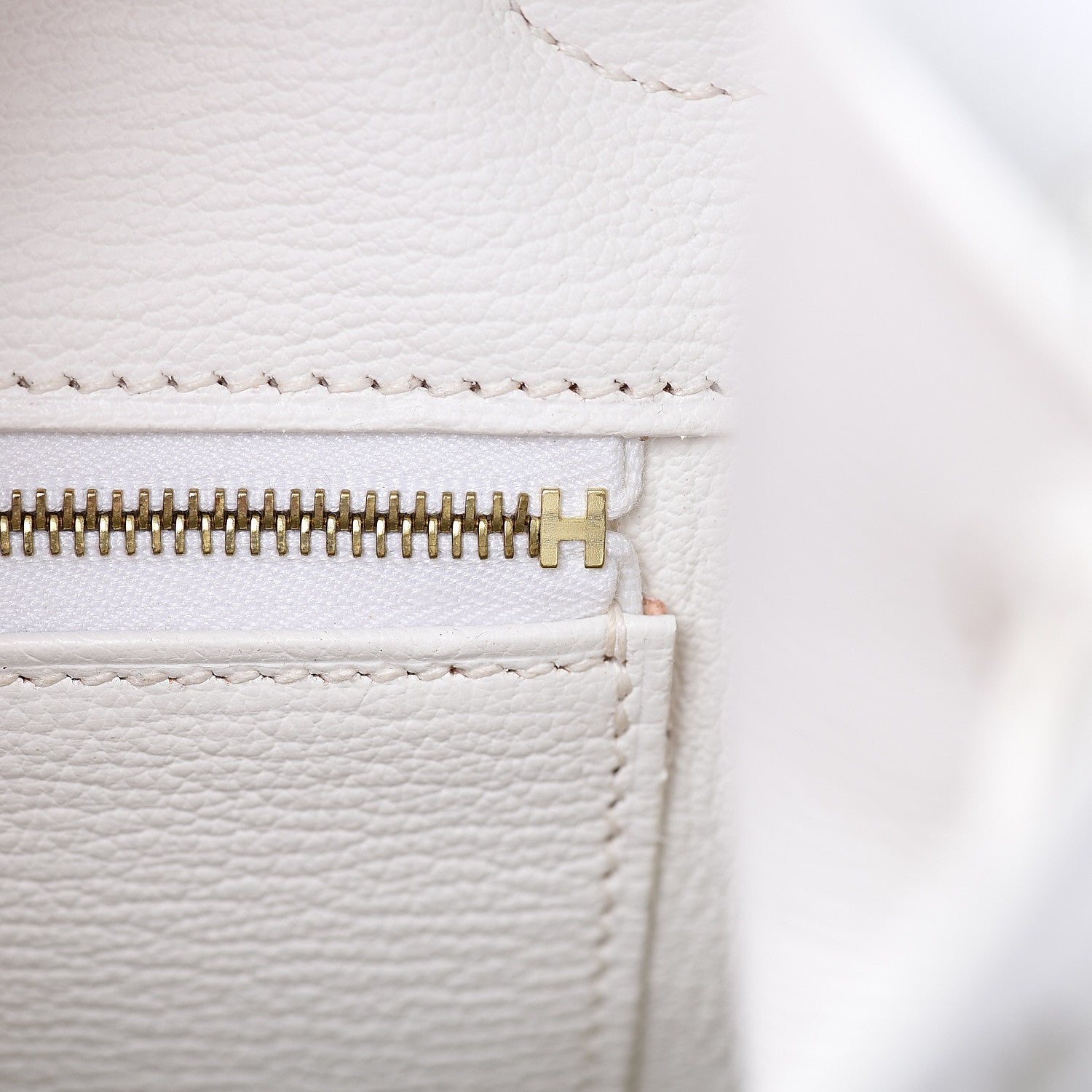Hermes Epsom Birkin 35 White White 17 of 32