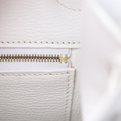 Hermes Epsom Birkin 35 White White 17 of 32