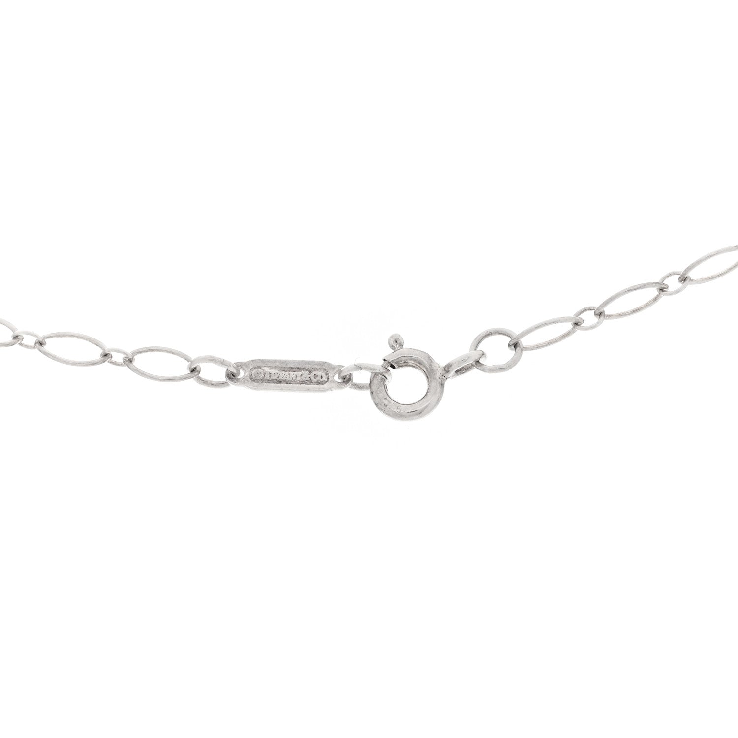 Tiffany Sterling Silver Oval Link Chain Necklace 20" 4 of 4