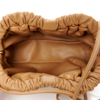 Mansur Gavriel Lambskin Cloud Mini Clutch Caramel 5 of 10