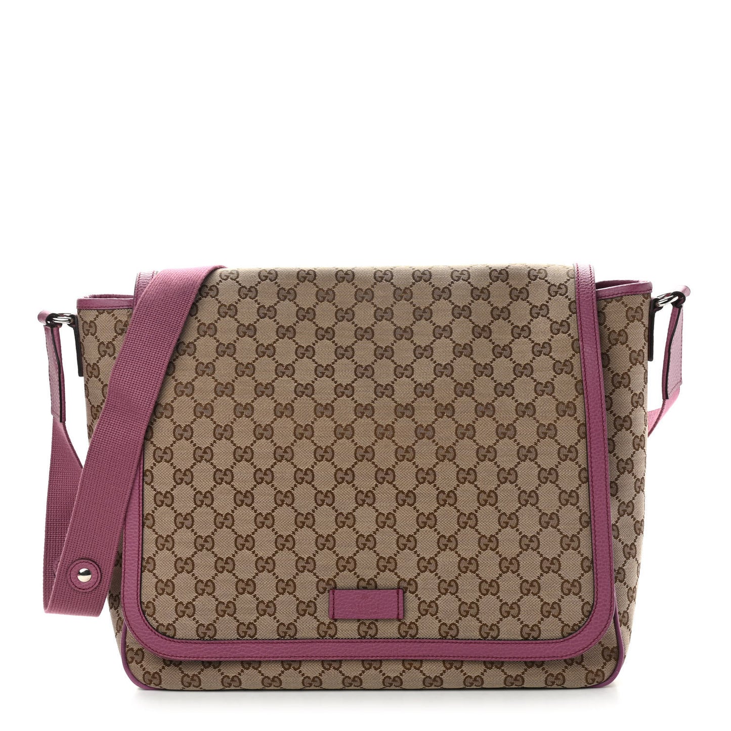 Monogram Convertible Diaper Bag Beige Peonia Flower