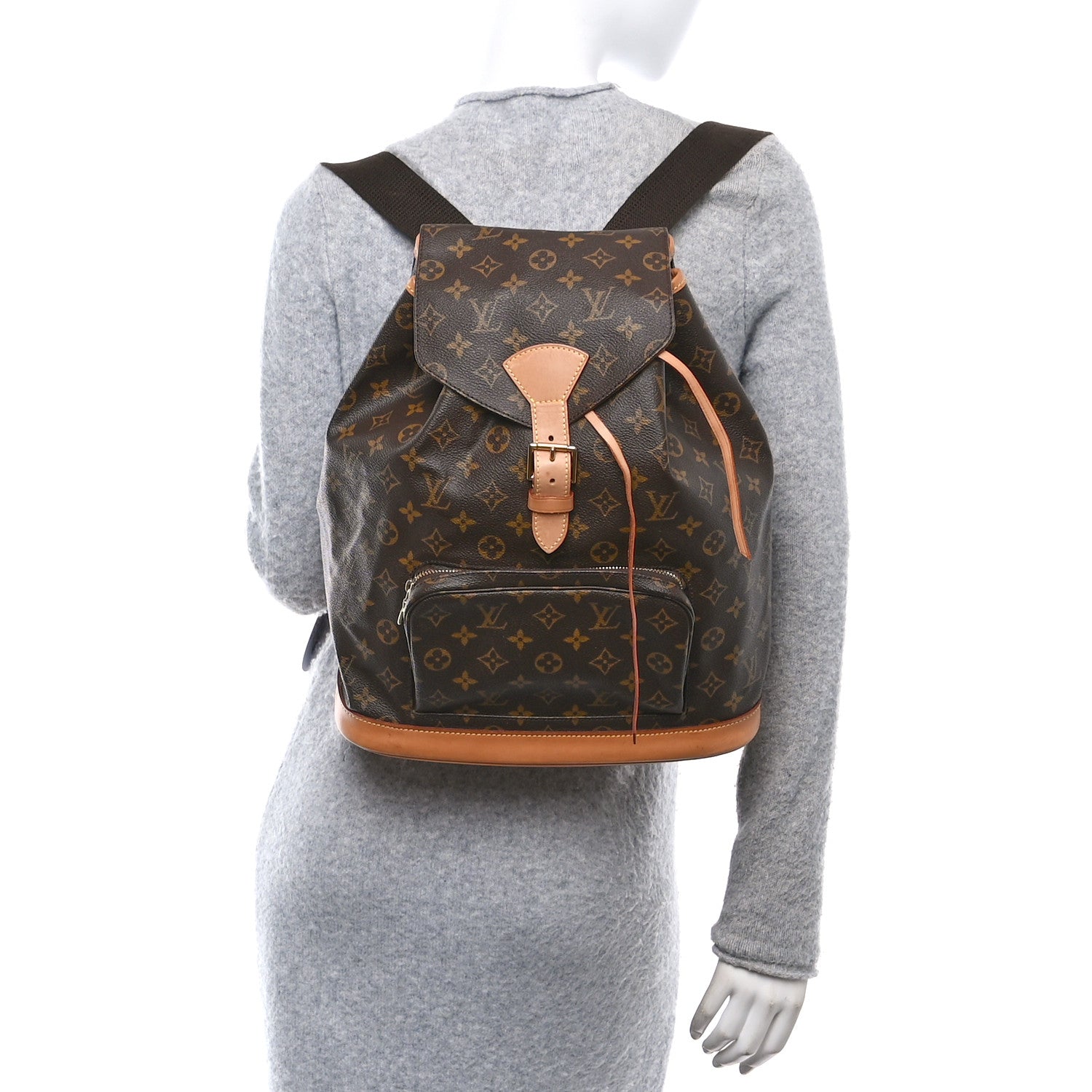 Louis Vuitton Monogram Montsouris GM Backpack 2 of 10